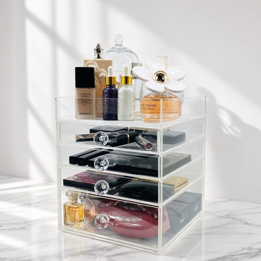 MOBOX Crystal organizer with four drawers